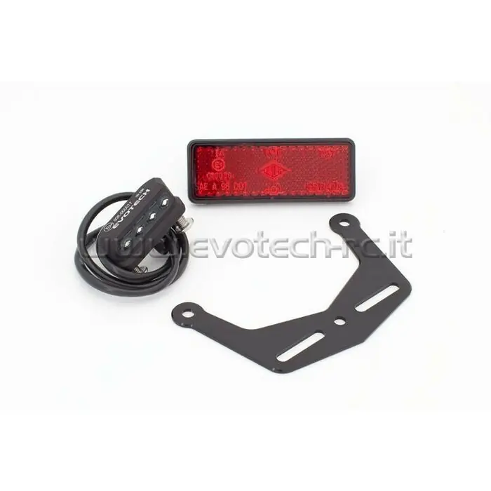Finale Aktion Evotech Kit 1 Gerade Reflektor Halter Kennzeichen Beleuchtung