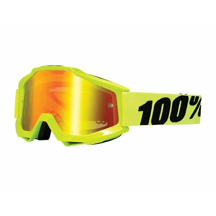 100% Brille Accuri Neongelb - Red Mirror Sale