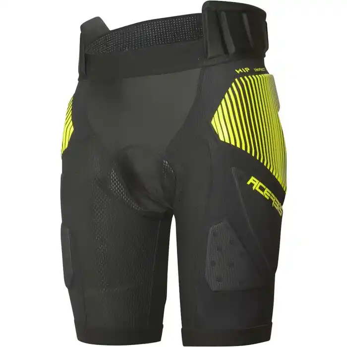 Acerbis Protektoren Hose Shorts Soft Rush Schwarz Gelb M Markenware