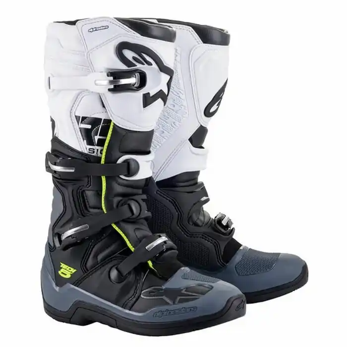 Neuheit Alpinestars Stiefel Tech 5 Schwarz Weiß Grau