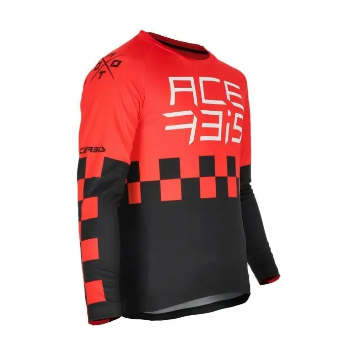 Letzte Chance Acerbis Jersey Kids MX J-Kid One Rot Schwarz XS