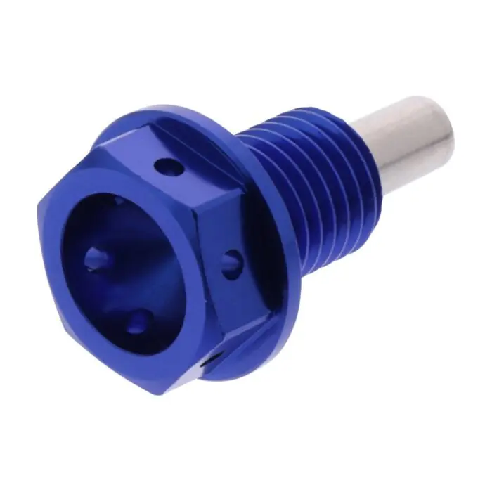 JMP Ölablassschraube magnetisch M12 X 1.50 mm 15 mm Blau Nur Für Kurze Zeit