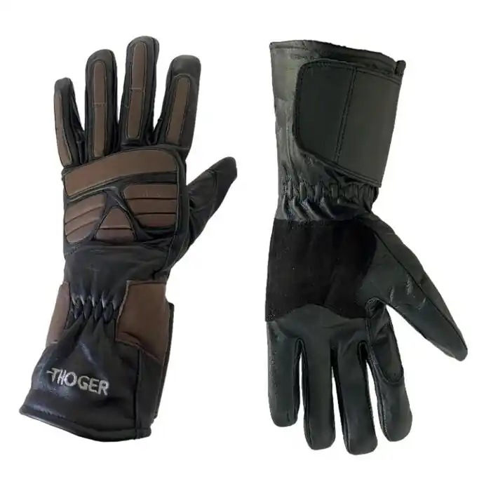 Bestseller Thoger Handschuhe Bob Retro Vintage 80‘s Schwarz Braun XXL/12