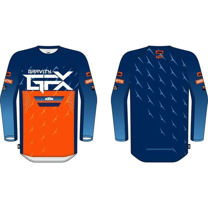 Expressversand Gravity-fx Air Jersey Orange - Blue Xxl