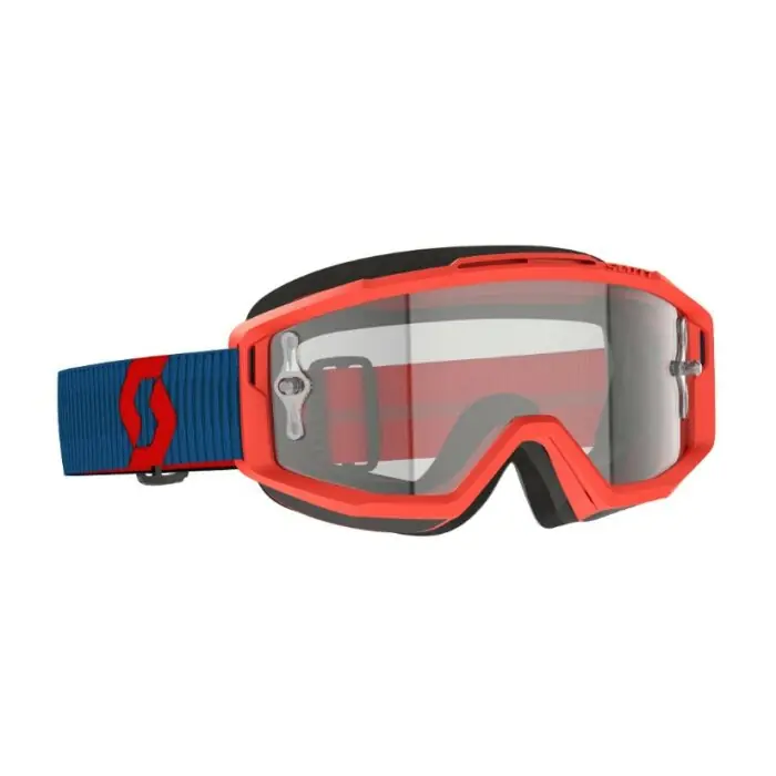 Scott Brille Split OTG für Brillenträger Rot Blau - Klar Schnäppchen