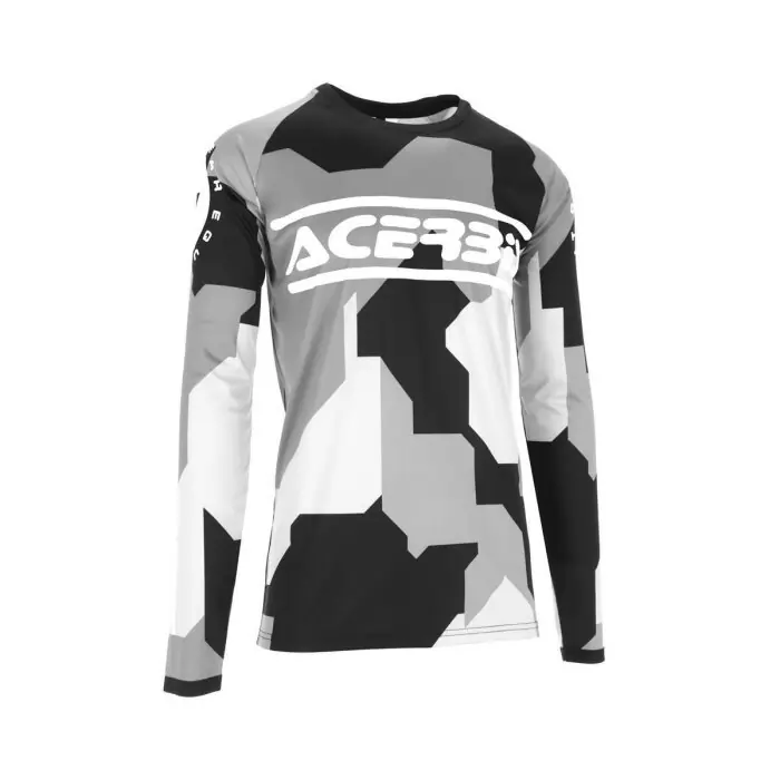 Acerbis Jersey MX Linear Sumbawa XL Schwarz Grau Kracherpreis