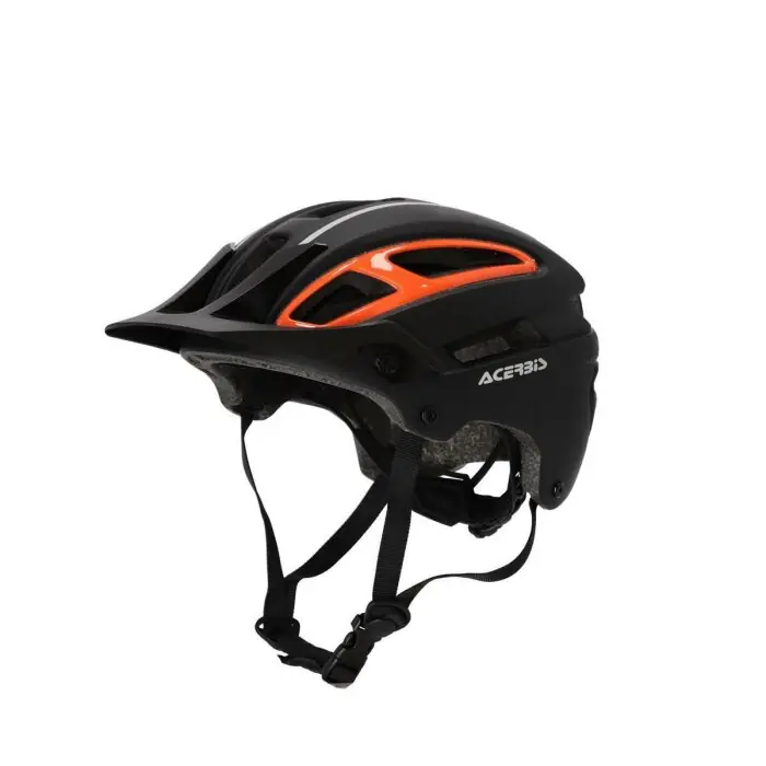 Acerbis Fahrradhelm Schwarz Orange Top-Angebot