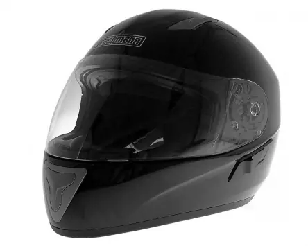 Integralhelm WACHMANN WA-10S Patronus schwarz glänzend Zertifiziert