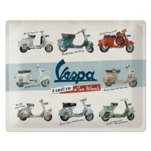 Highlight Advertising sign -Nostalgic Art- Model Chart, 30x40cm