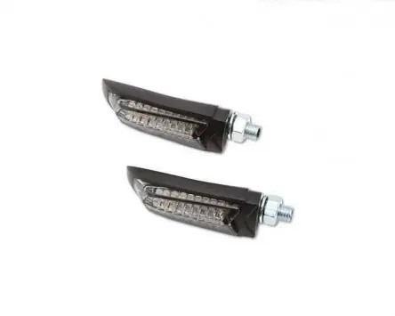 Blinker/Positionsleuchte LED ARC Motorrad, schwarz, Alu,getönt Aktuell