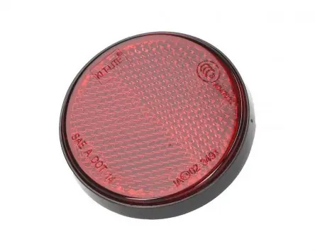 Nur Für Kurze Zeit Reflektor rund 55mm rot schraubbar