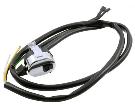 Sonderangebot Lenkerschalter universal klein Blinkerschalter und zwei Tasterschalter kompatibel für Motorrad, Moped, Mofa, Roller, Universal Schalter Lenker