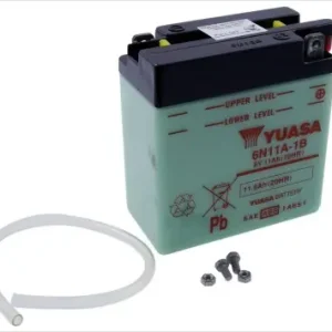Abverkauf Batterie 6V 11Ah YUASA 6N11A-1B, ohne Batteriesäure