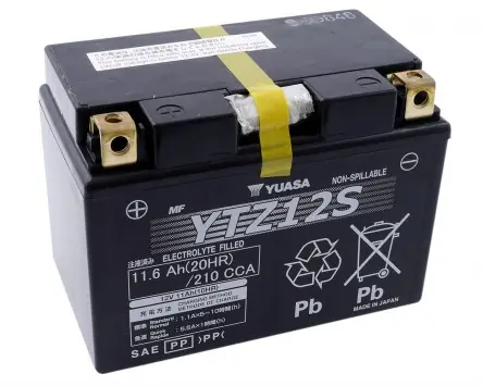 Batterie 12V 11Ah YUASA YTZ12S wartungsfrei Preisknaller