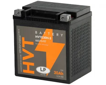 Schneller Versand Batterie LANDPORT HVTG30H-3 Gel 12V 30Ah kompatibel für HD Chopper Motorrad FL, FLH, FLHR, FLHTC, FLHX, XLH, Road King, Electra Glide, Street Glide