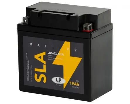 Batterie LANDPORT MS LB16CL-B (S) 12V 19Ah, 175x100x175mm Universal kompatibel für Motorrad, Quad, HD Chopper, Schaltmoped Ausverkauf