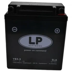 Sale Batterie LANDPORT LB3-3 12V 3Ah, 98x56x110mm kompatibel für Simson Star 25 50 80, Honda Lead 125, SH Scoopy, Suzuki DR 600 650, Yamaha TZR 125, XT, YB