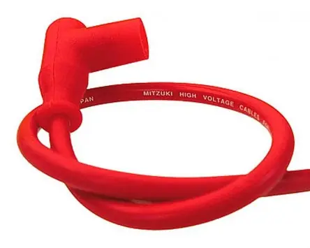 Neue Ware Zündkerzenkabel mit Zündkerzenstecker Racing rot SCORPEX Roller Motorrad Scooter