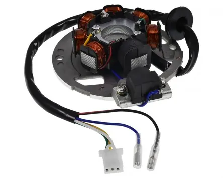 Preiswert Lichtmaschine / Stator China 2-Takt Version 1 kompatibel für CPI Keeway ATU Explorer Race GT 50, Spin GE 50