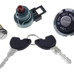 Beliebt Schlosssatz komplett kompatibel für Piaggio Zip 50cc, Liberty, Gilera Runner Ersatz Roller Schloss Set Kit Zündschloss