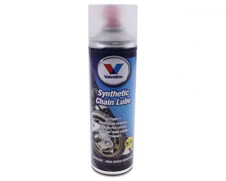 Kettenspray Synthetic Chain Lube VALVOLINE 500ml Universal für Motorrad, Schaltmoped, Mofa, Quad, ATV Kettenfett Super-Preis