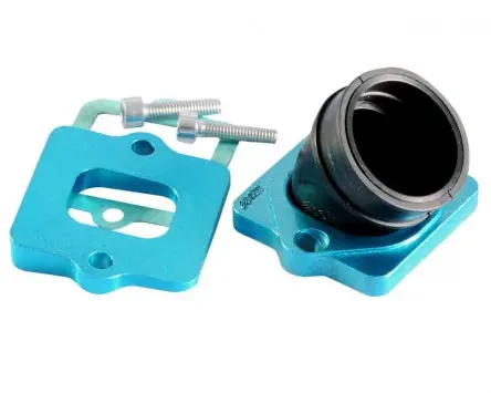 Zertifiziert Ansaugstutzen 30/35mm POLINI 360 mit Spacer kompatibel für Piaggio mit 24-30 PWK, PHBH, VHST Vergaser