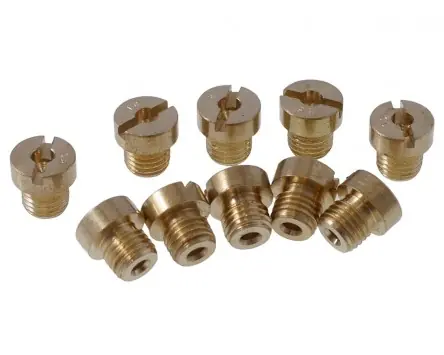 Markenprodukt Hauptdüsenset WACHMANN Dellorto 6mm 10 Stück 50-72 kompatibel für Aprilia SR50, Area 51, Sonic