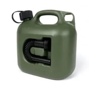 Benzinkanister HÜNERSDORFF Premium 5L 5000ml grün Universal Roller, Motorrad, Quad, KFZ (mit Schnorchel) Direkt Vom Hersteller
