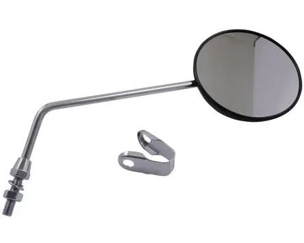 Spiegel STANDARD M8 mit Klemme universal 102mm rund schwarz Billig