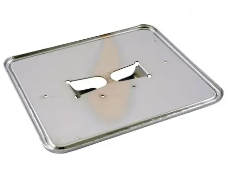 Beliebt Kennzeichenhalter Platte in Chrom 145x125 mm