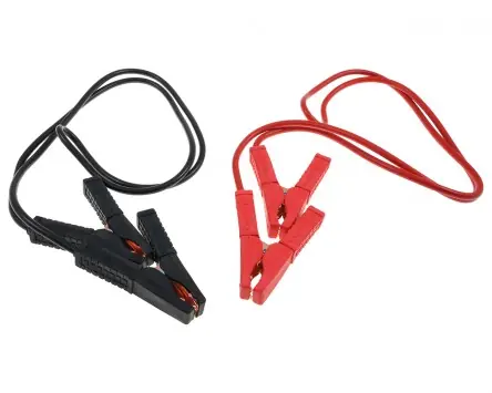 Super-Preis Starthilfekabel / Überbrückungskabel 1,6m, 100A für Motorrad, Roller, Quad, Moped, Mofa