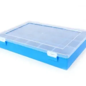 Sortierbox / Schraubenkiste HÜNERSDORFF 225x335x55 mm, blau kompatibel mit Roller, Motorrad, Moped, Universal, Werkstatt, Garage Sonderaktion