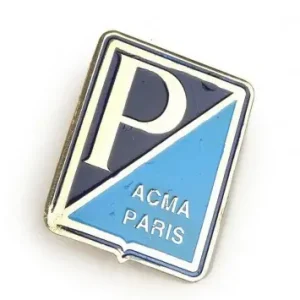 Schriftzug Kaskade - Piaggio A.C.M.A. Paris Rechteck, zum Kleben, passt für Vespa 125 ACMA, Vespa 150 GL ACMA, Vespa 150 GS ACMA Ersatz Roller Klassik Top-Angebot