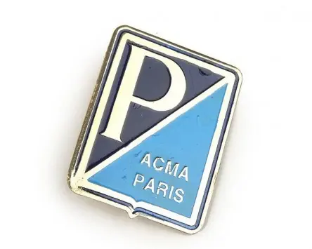 Schriftzug Kaskade - Piaggio A.C.M.A. Paris Rechteck, zum Kleben, passt für Vespa 125 ACMA, Vespa 150 GL ACMA, Vespa 150 GS ACMA Ersatz Roller Klassik Top-Angebot