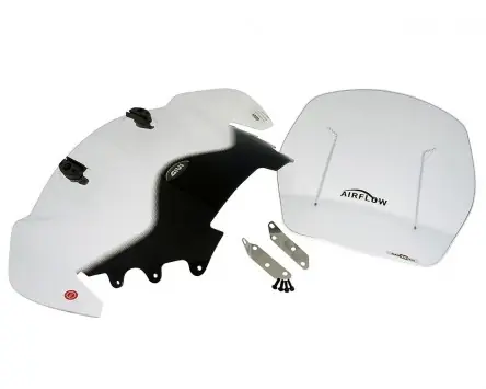 Windschild inkl. Halterungen GiVi Airflow einst. kompatibel für HondaSilverWing 400-600 01-09 Finale Aktion
