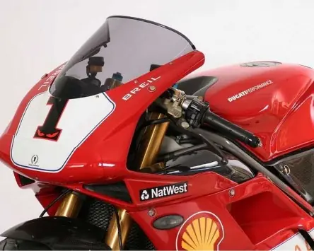 Rabatt Scheibe MRA-Verkleidungsscheibe Ducati 748/916/996, rauchgra