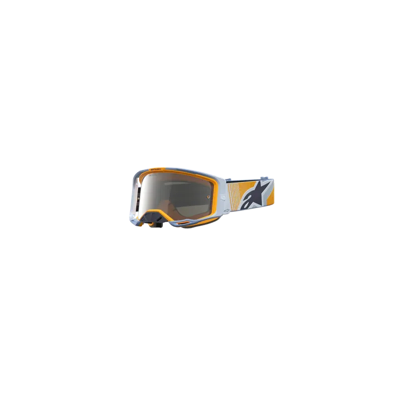 Alpinestars Vision 8 Maven Dust Blue Orange Mirror Silver Preisknaller