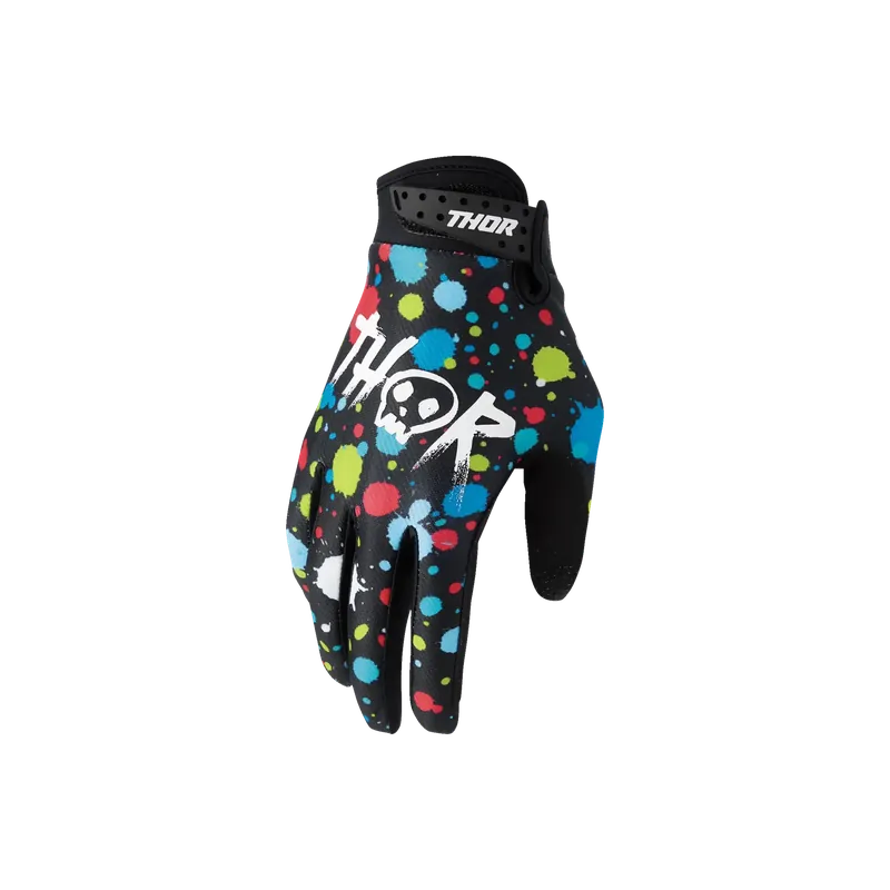 Sichere Zahlung Handschuhe Thor Launchmode Splat Black