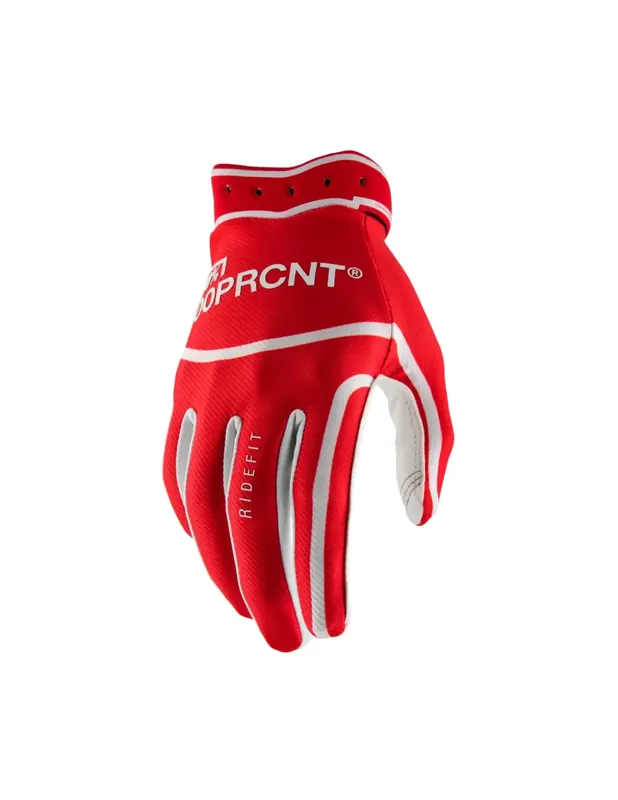 Rabatt Handschuhe 100% Ridefit 2026 White Red
