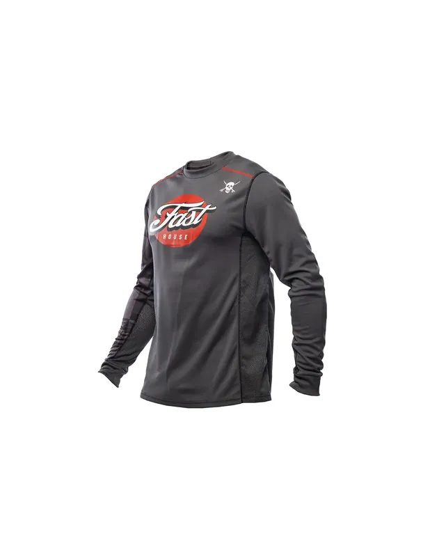 Zertifiziert Trikot Fasthouse Sanguaro Tasker Charcoal