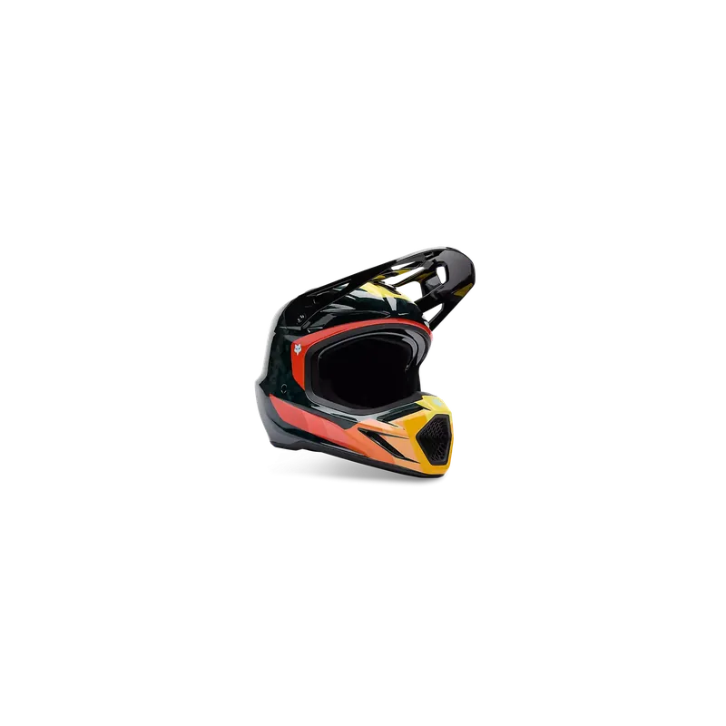 Helm FOX V3 RS Grid Black Orange Zertifiziert