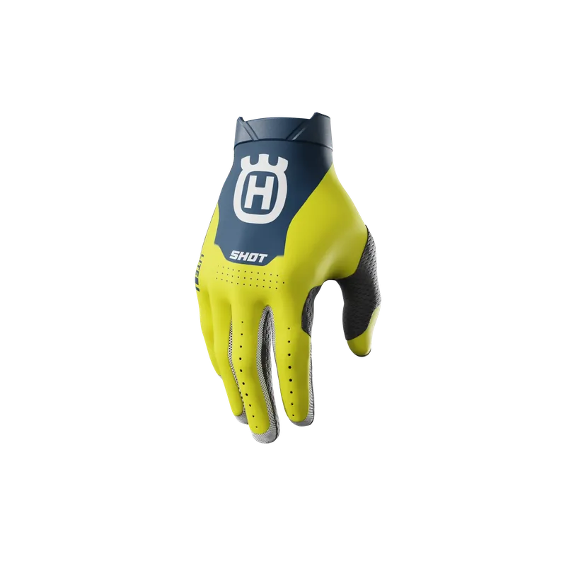 Nur Für Kurze Zeit Gloves Shot Lite Husqvarna Blue 2025