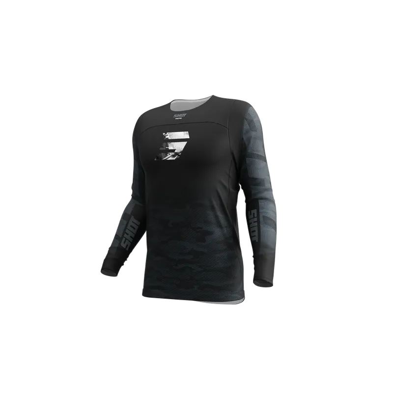 Jersey Shot Contact Tactic schwarz grau Saisonangebot