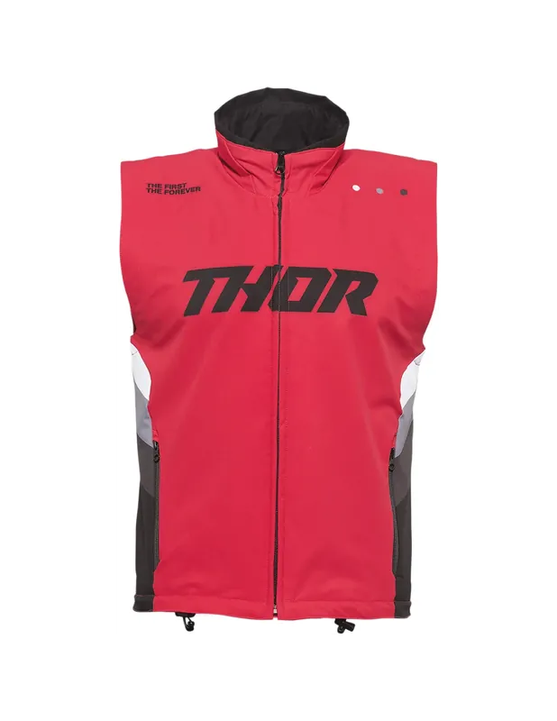 Heißes Angebot Thor Vest Warmup rot schwarz