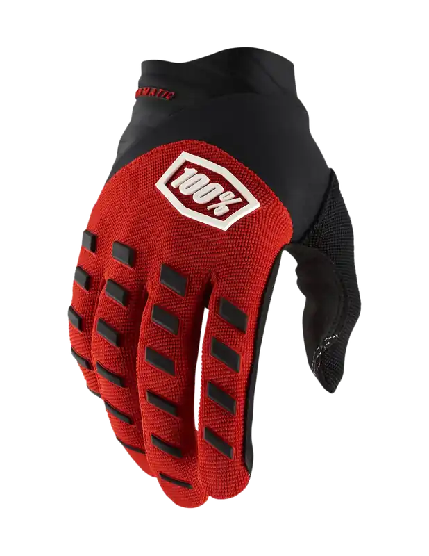Handschuhe 100% Airmatic Youth rot/schwarz Saisonangebot