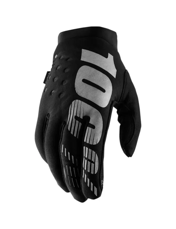 Winter Handschuhe 100% Brisker schwarz Youth Sonderangebot