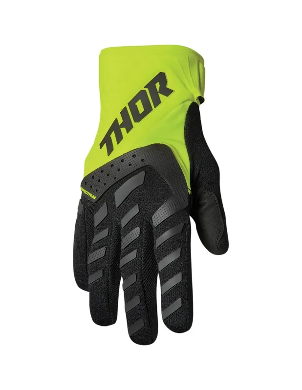 Handschuhe Thor Spectrum Youth schwarz Fluo Gelb Preisknaller