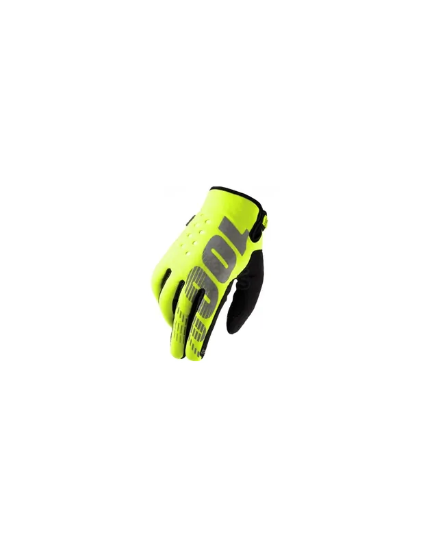Letzte Chance Winter Handschuhe 100% Brisker Fluo Gelb