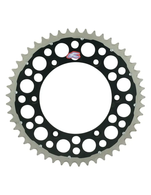 Billig Kettenrad Renthal Twinring 7075-T6 Aluminium Yamaha blau