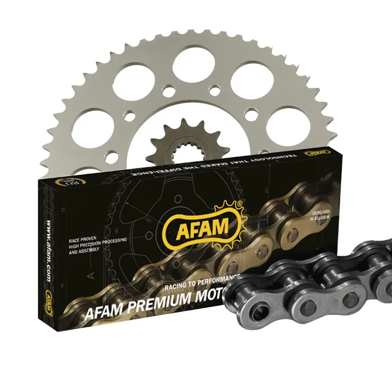 Neu AFAM Kettensatz für Kawasaki ZZ-R 250 90-01 520 XMR3 Kettenkit